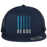 Bass Guitarist BEADG 5 String Guitar Flat Bill Trucker Hat