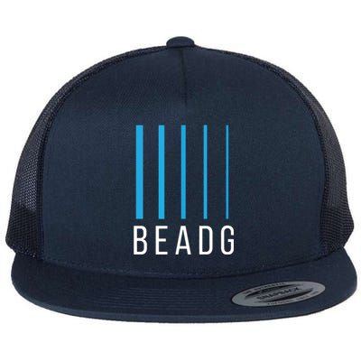 Bass Guitarist BEADG 5 String Guitar Flat Bill Trucker Hat