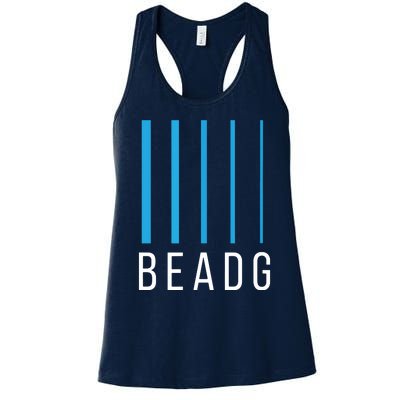 Bass Guitarist BEADG 5 String Guitar Women's Racerback Tank