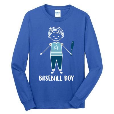 Baseball Gift Baseballer Baseball Player Gift Tall Long Sleeve T-Shirt