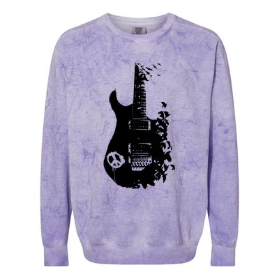 BAND GUITAR Colorblast Crewneck Sweatshirt