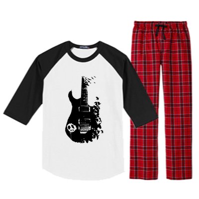 BAND GUITAR Raglan Sleeve Pajama Set