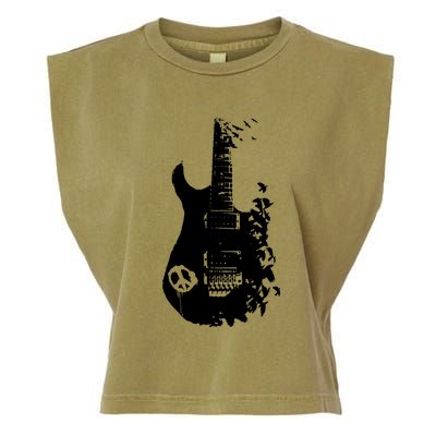 BAND GUITAR Garment-Dyed Women's Muscle Tee