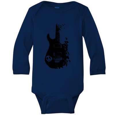 BAND GUITAR Baby Long Sleeve Bodysuit