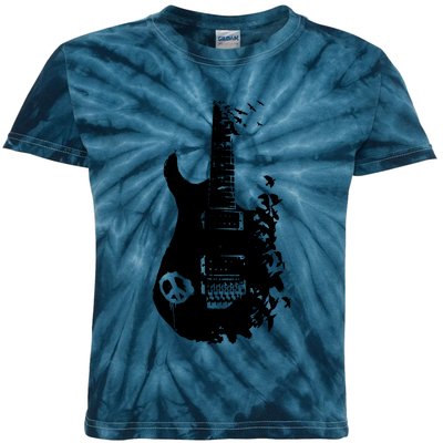 BAND GUITAR Kids Tie-Dye T-Shirt