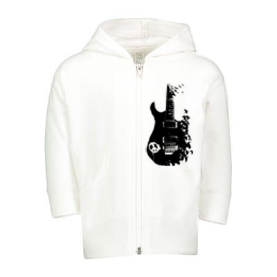 BAND GUITAR Toddler Zip Fleece Hoodie