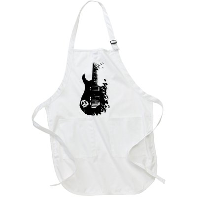 BAND GUITAR Full-Length Apron With Pockets