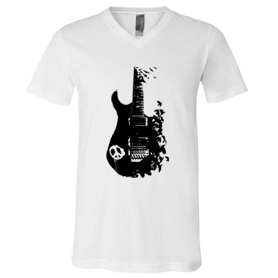 BAND GUITAR V-Neck T-Shirt