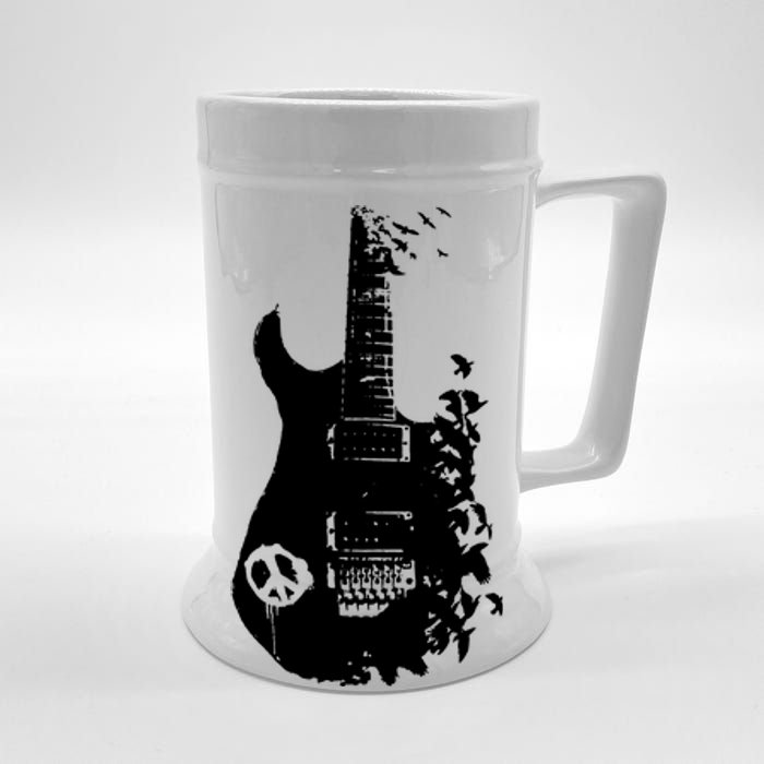 BAND GUITAR Beer Stein