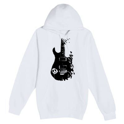 BAND GUITAR Premium Pullover Hoodie