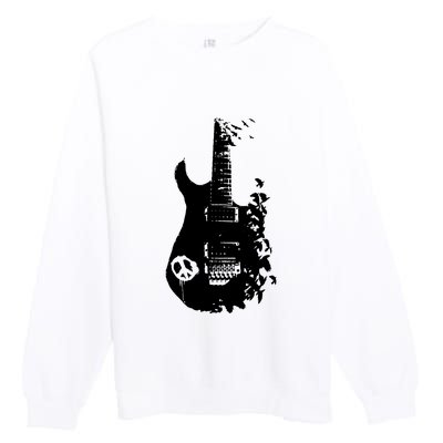 BAND GUITAR Premium Crewneck Sweatshirt