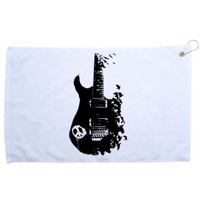 BAND GUITAR Grommeted Golf Towel