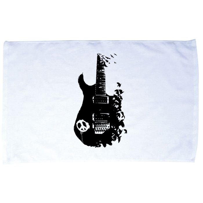 BAND GUITAR Microfiber Hand Towel