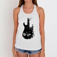 BAND GUITAR Women's Knotted Racerback Tank