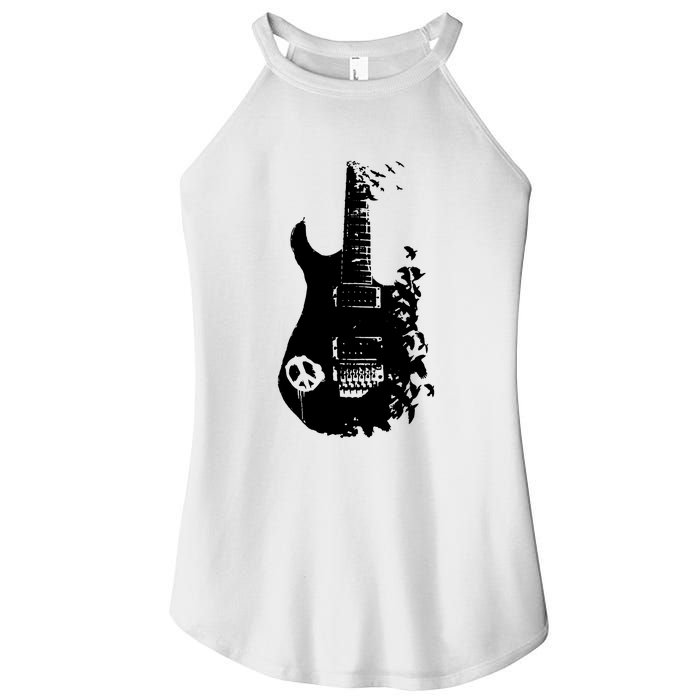 BAND GUITAR Women's Perfect Tri Rocker Tank