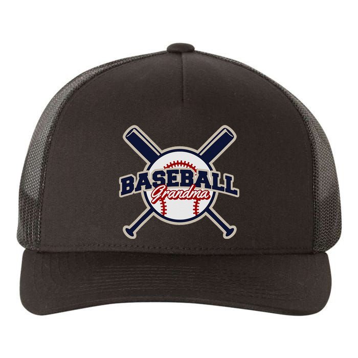 Baseball Grandma Baseball Yupoong Adult 5-Panel Trucker Hat