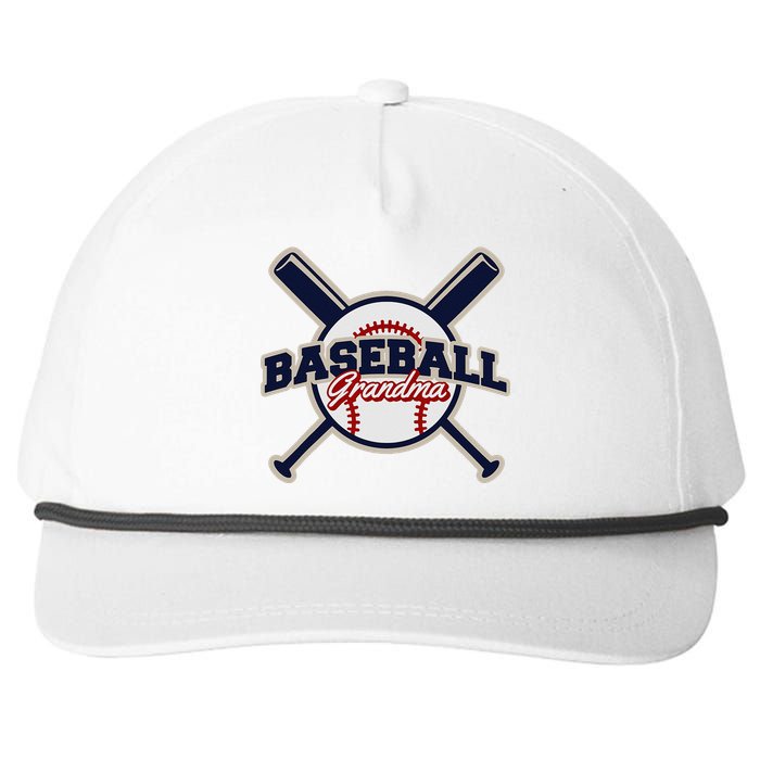 Baseball Grandma Baseball Snapback Five-Panel Rope Hat