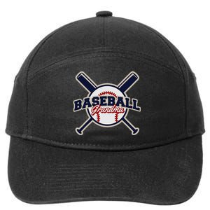 Baseball Grandma Baseball 7-Panel Snapback Hat