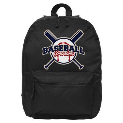 Baseball Grandma Baseball 16 in Basic Backpack