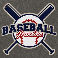 Baseball Grandma Baseball Cotton Canvas Backpack