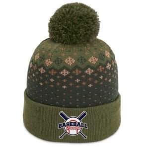 Baseball Grandma Baseball The Baniff Cuffed Pom Beanie