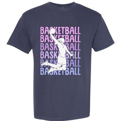 Basketball Girl Garment-Dyed Heavyweight T-Shirt