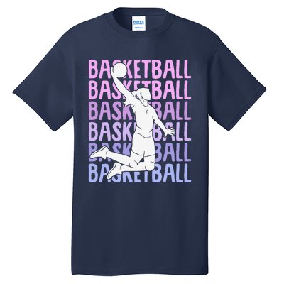 Basketball Girl Tall T-Shirt