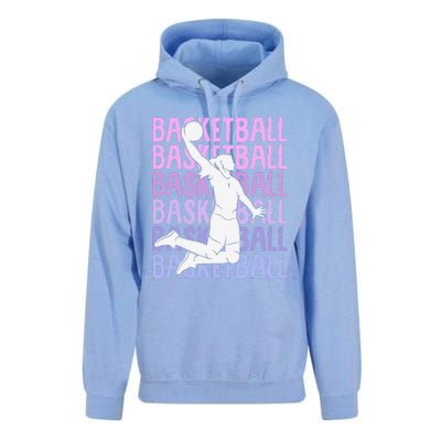 Basketball Girl Unisex Surf Hoodie