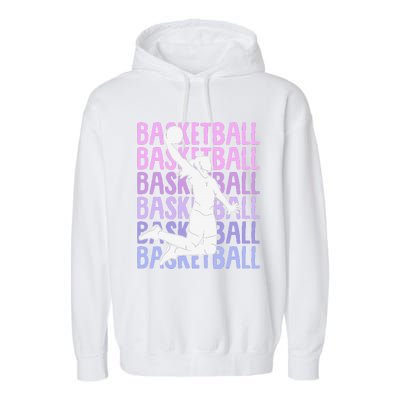 Basketball Girl Garment-Dyed Fleece Hoodie