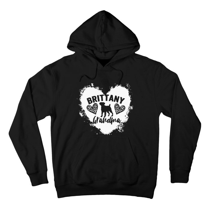 Brittany Grandma Brittany Spaniel Grandma Brittany Lover Hoodie