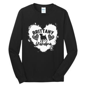 Brittany Grandma Brittany Spaniel Grandma Brittany Lover Tall Long Sleeve T-Shirt