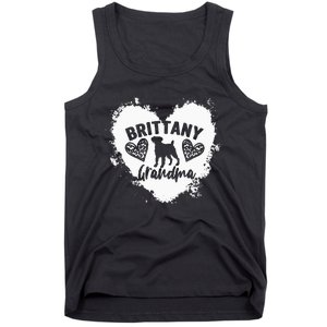 Brittany Grandma Brittany Spaniel Grandma Brittany Lover Tank Top