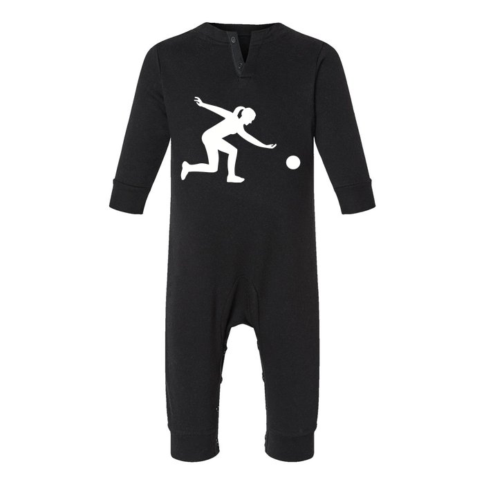 Bowling Gift Infant Fleece One Piece