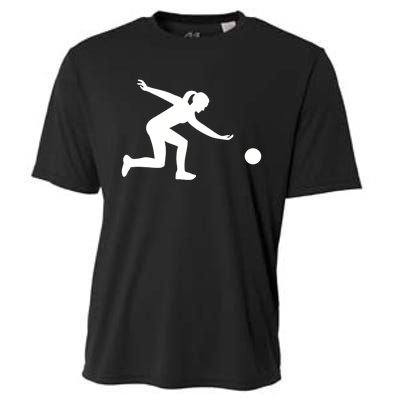 Bowling Gift Cooling Performance Crew T-Shirt