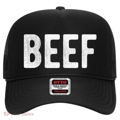 Beef Gift High Crown Mesh Back Trucker Hat
