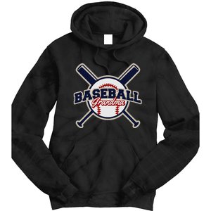 Baseball Grandma Baseball Tie Dye Hoodie