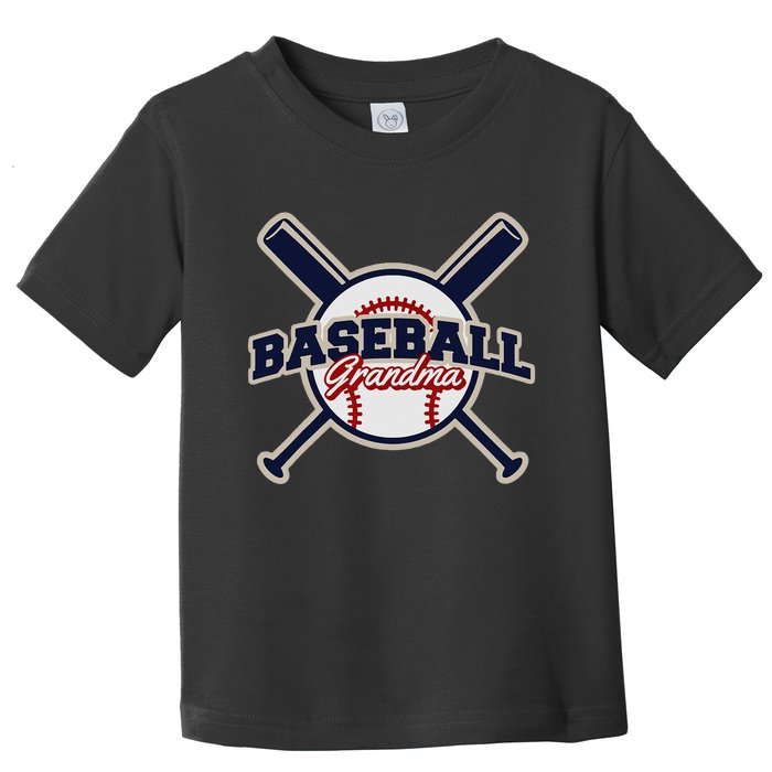 Baseball Grandma Baseball Toddler T-Shirt