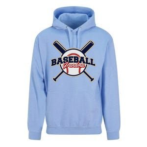 Baseball Grandma Baseball Unisex Surf Hoodie