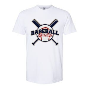 Baseball Grandma Baseball Softstyle CVC T-Shirt