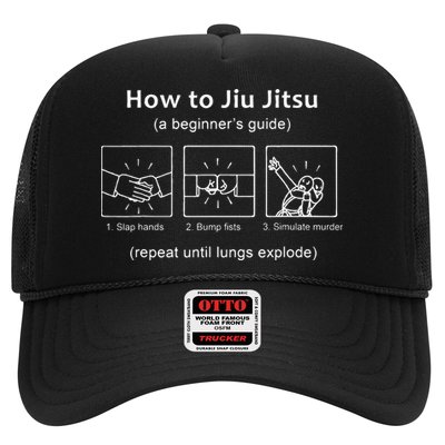 BJJ Gifts Beginner Jiu Jitsu Guide Funny Brazilian Jiu Jitsu Trucker Hat