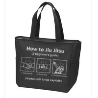 BJJ Gifts Beginner Jiu Jitsu Guide Funny Brazilian Jiu Jitsu Zip Tote Bag