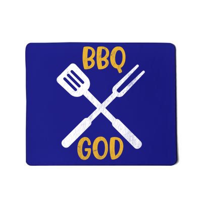 Bbq God Barbecue Father's Day Idea Gift Mousepad