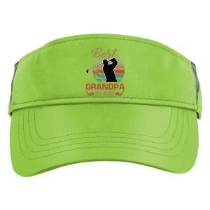 Best Grandpa By Par Golfing Gift For Father Day Adult Drive Performance Visor