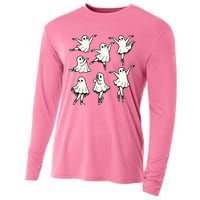 Ballet Ghost Ballet Dancer Spooky Dance Teacher Halloween Cooling Performance Long Sleeve Crew