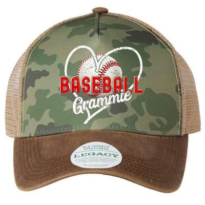 Baseball Grammie Baseball Love Baseball Player Legacy Tie Dye Trucker Hat