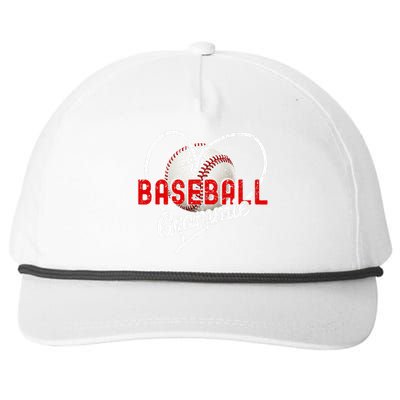 Baseball Grammie Baseball Love Baseball Player Snapback Five-Panel Rope Hat