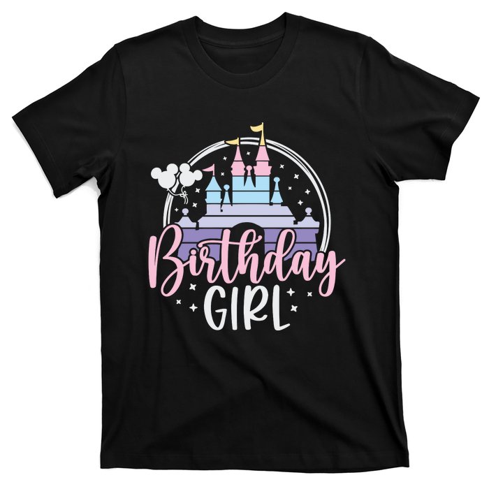 Birthday Girl Birthday Party Magic Castle T-Shirt