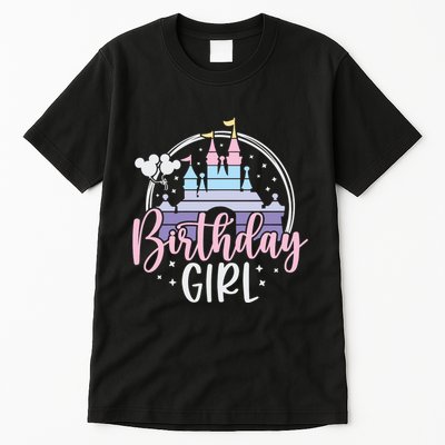 Birthday Girl Birthday Party Magic Castle Tall T-Shirt