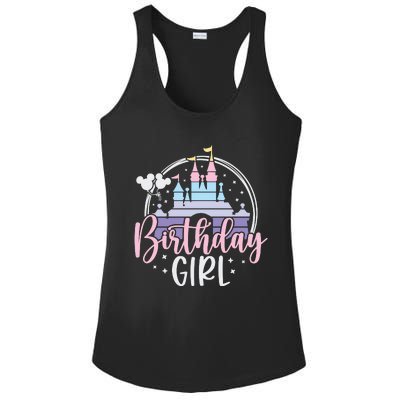 Birthday Girl Birthday Party Magic Castle Ladies PosiCharge Competitor Racerback Tank