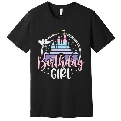 Birthday Girl Birthday Party Magic Castle Premium T-Shirt